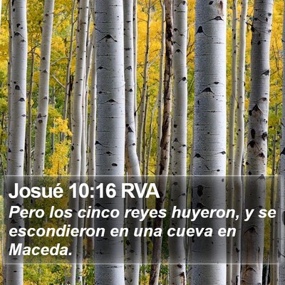 Josué 10:16 RVA Bible Verse Image