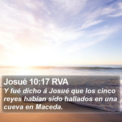 Josué 10:17 RVA Bible Verse Image
