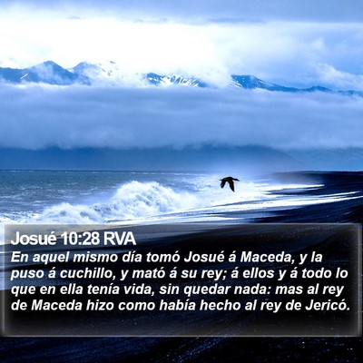 Josué 10:28 RVA Bible Verse Image