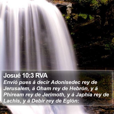 Josué 10:3 RVA Bible Verse Image