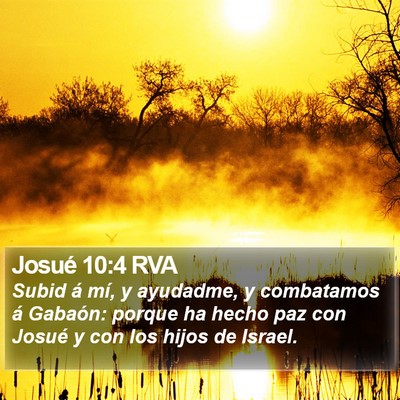Josué 10:4 RVA Bible Verse Image