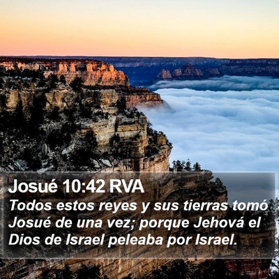 Josué 10:42 RVA Bible Verse Image