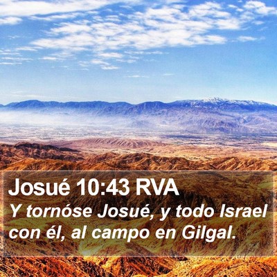 Josué 10:43 RVA Bible Verse Image