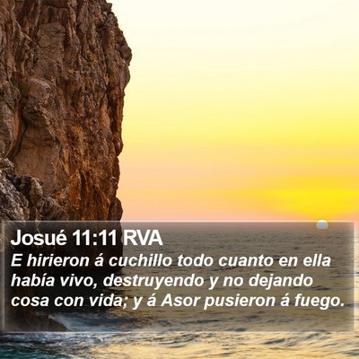 Josué 11:11 RVA Bible Verse Image