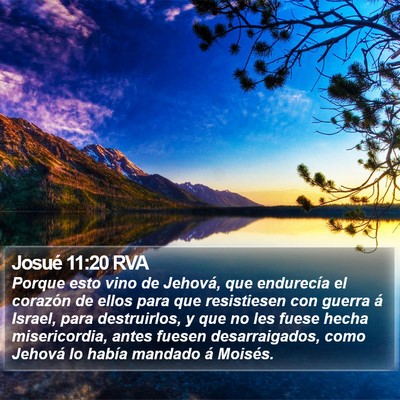 Josué 11:20 RVA Bible Verse Image