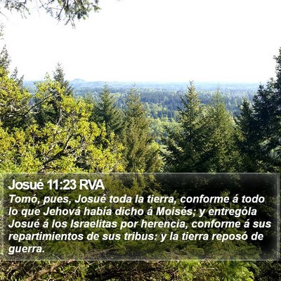 Josué 11:23 RVA Bible Verse Image