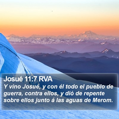 Josué 11:7 RVA Bible Verse Image