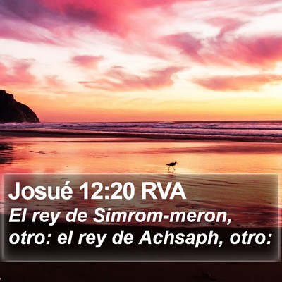 Josué 12:20 RVA Bible Verse Image