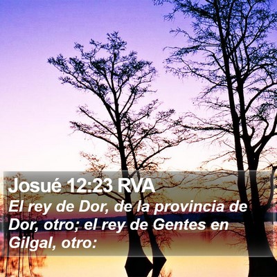 Josué 12:23 RVA Bible Verse Image