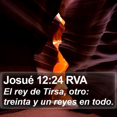 Josué 12:24 RVA Bible Verse Image