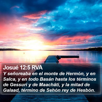 Josué 12:5 RVA Bible Verse Image
