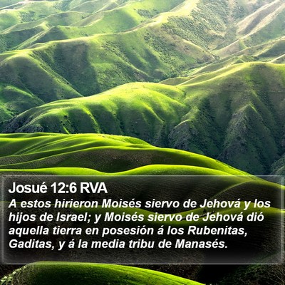 Josué 12:6 RVA Bible Verse Image