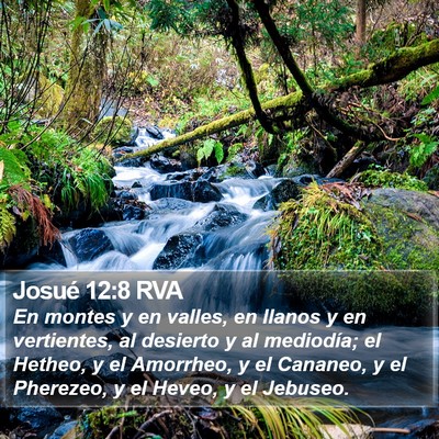 Josué 12:8 RVA Bible Verse Image