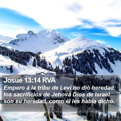 Josué 13:14 RVA Bible Verse Image
