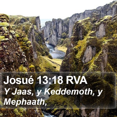 Josué 13:18 RVA Bible Verse Image
