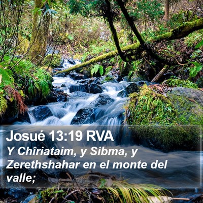 Josué 13:19 RVA Bible Verse Image