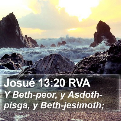Josué 13:20 RVA Bible Verse Image