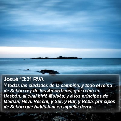 Josué 13:21 RVA Bible Verse Image