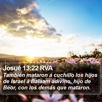 Josué 13:22 RVA Bible Verse Image
