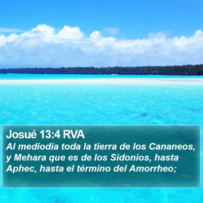 Josué 13:4 RVA Bible Verse Image