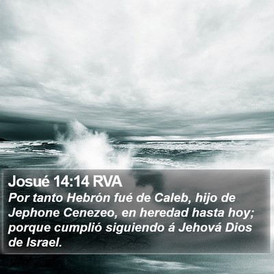 Josué 14:14 RVA Bible Verse Image