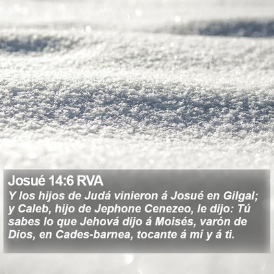 Josué 14:6 RVA Bible Verse Image