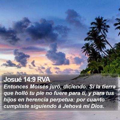 Josué 14:9 RVA Bible Verse Image