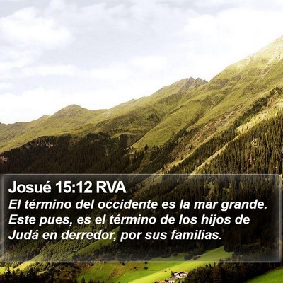 Josué 15:12 RVA Bible Verse Image