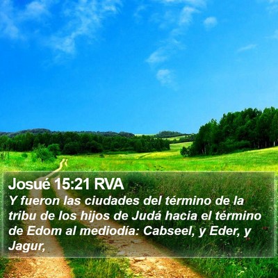 Josué 15:21 RVA Bible Verse Image