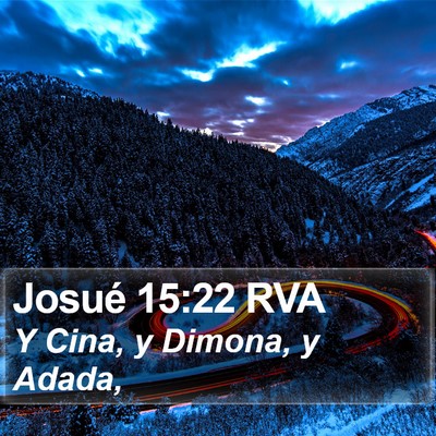 Josué 15:22 RVA Bible Verse Image