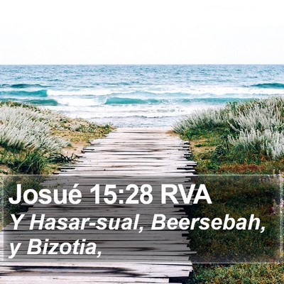 Josué 15:28 RVA Bible Verse Image