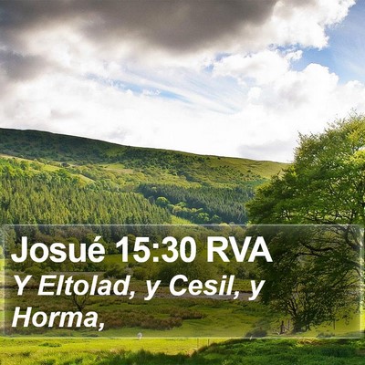 Josué 15:30 RVA Bible Verse Image