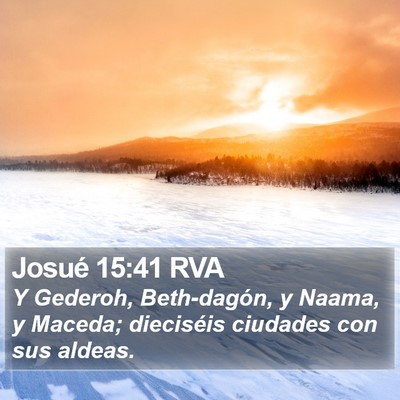 Josué 15:41 RVA Bible Verse Image