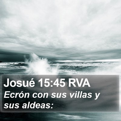 Josué 15:45 RVA Bible Verse Image