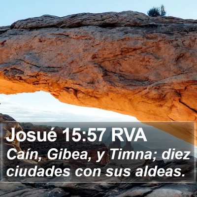 Josué 15:57 RVA Bible Verse Image