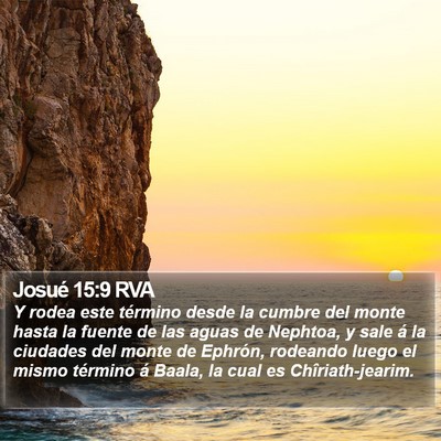 Josué 15:9 RVA Bible Verse Image