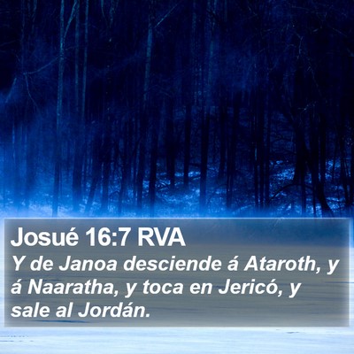 Josué 16:7 RVA Bible Verse Image