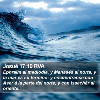 Josué 17:10 RVA Bible Verse Image
