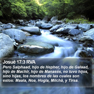 Josué 17:3 RVA Bible Verse Image
