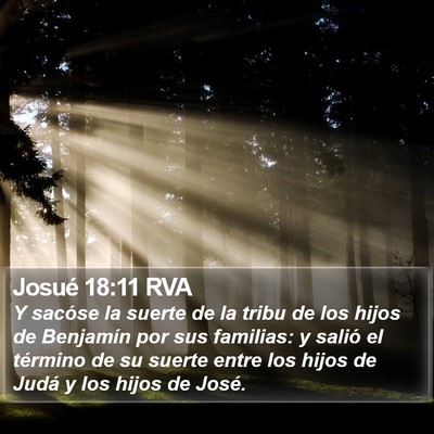 Josué 18:11 RVA Bible Verse Image