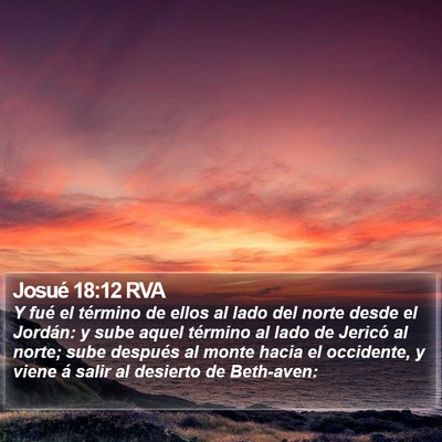 Josué 18:12 RVA Bible Verse Image