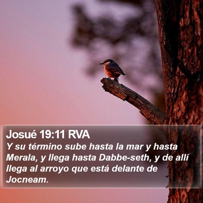 Josué 19:11 RVA Bible Verse Image