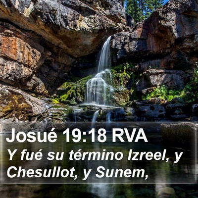 Josué 19:18 RVA Bible Verse Image