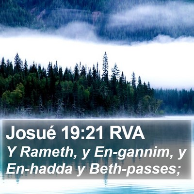 Josué 19:21 RVA Bible Verse Image