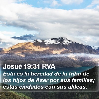 Josué 19:31 RVA Bible Verse Image
