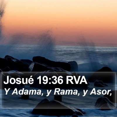 Josué 19:36 RVA Bible Verse Image