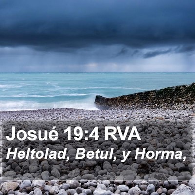 Josué 19:4 RVA Bible Verse Image