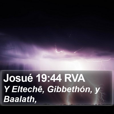 Josué 19:44 RVA Bible Verse Image