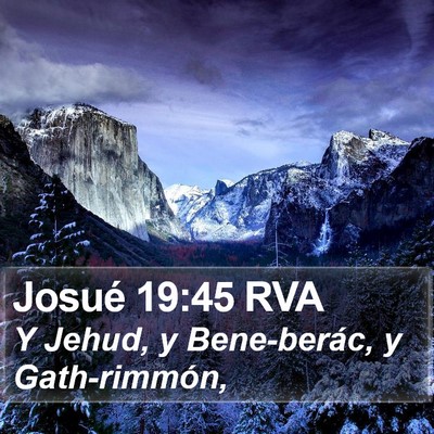 Josué 19:45 RVA Bible Verse Image