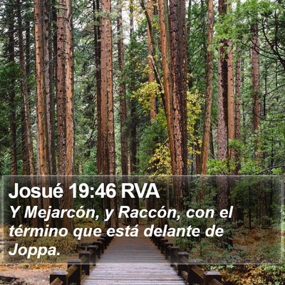 Josué 19:46 RVA Bible Verse Image
